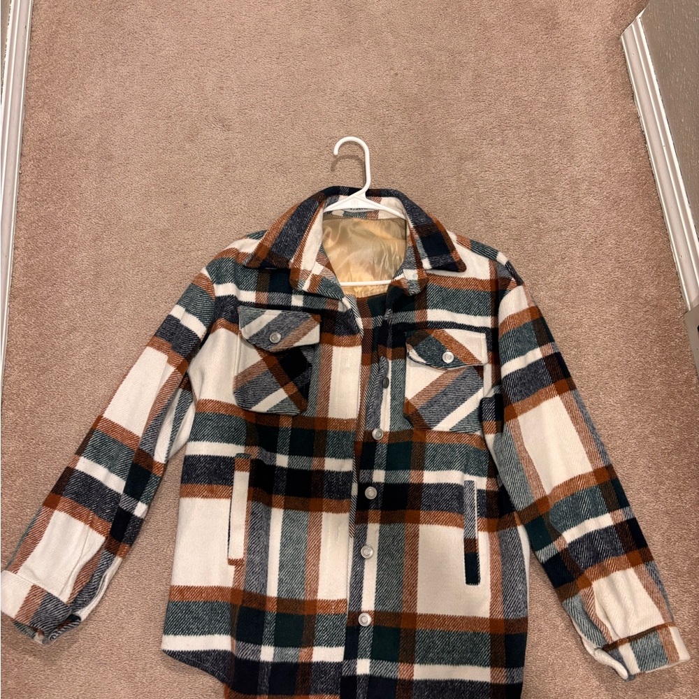 Chic Plaid Button-Up Shacket